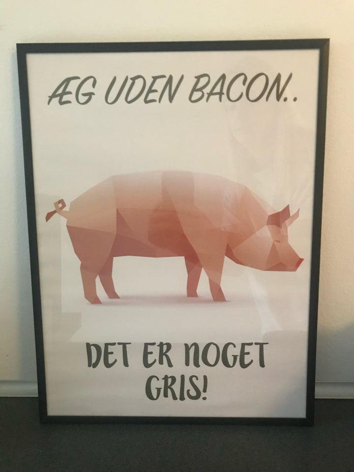 Plakat med motiv og tekst b: 30 h: 40