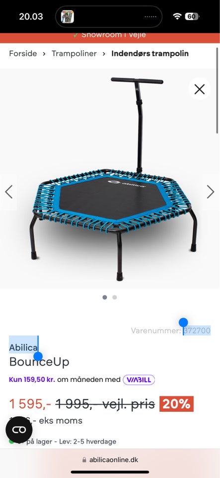 Trampolin Abilica