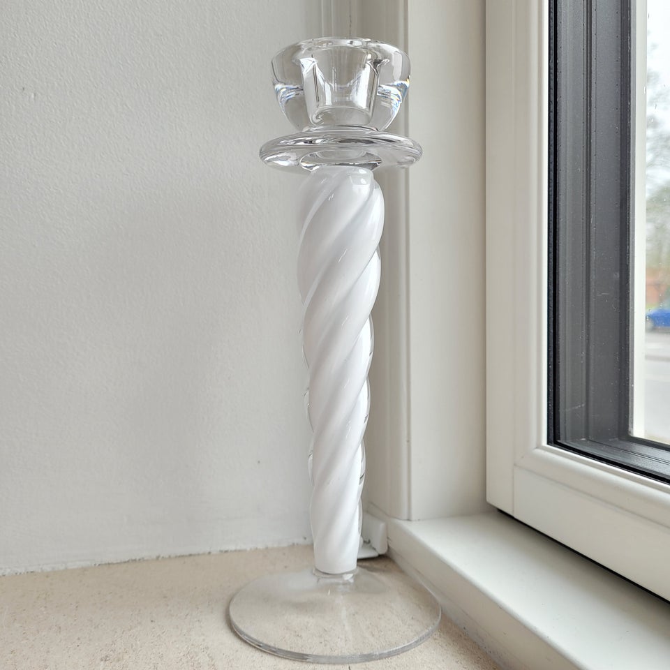 Glas Lysestage Skulptur KOSTA