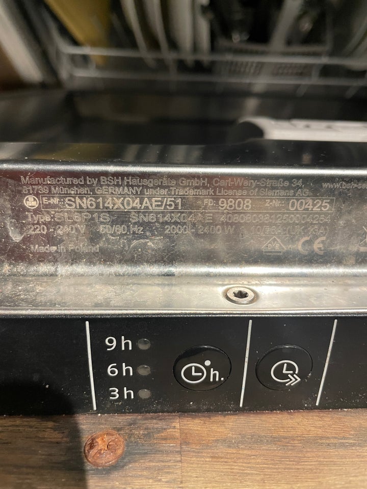 Siemens SN614X04AE, Integreret