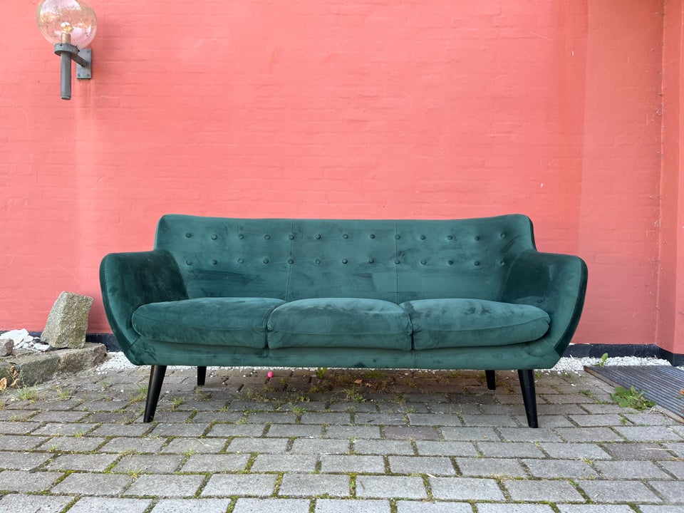 Sofa, velour, 3 pers.