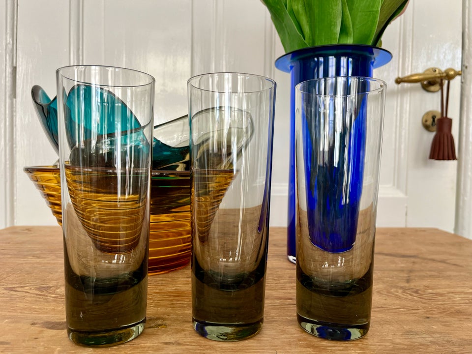 Glas Skål / glas / vase Holmegaard