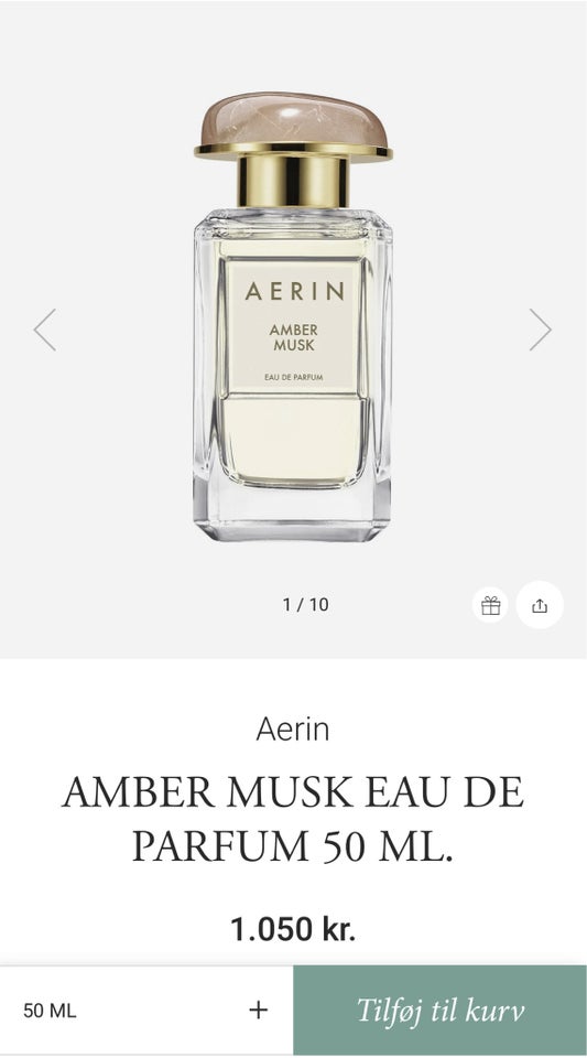 Eau de parfum, Aerin Amber Musk,