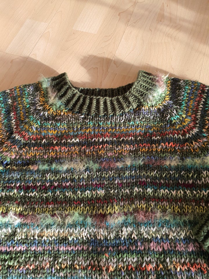 Sweater, hjemmestrikket, str. 40