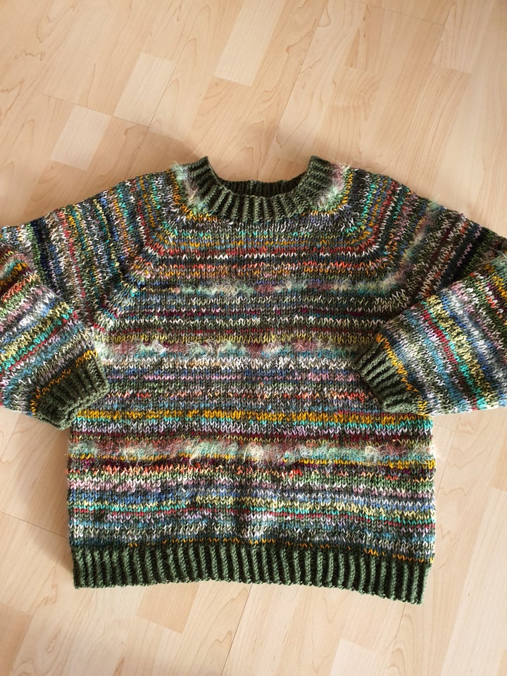 Sweater, hjemmestrikket, str. 40