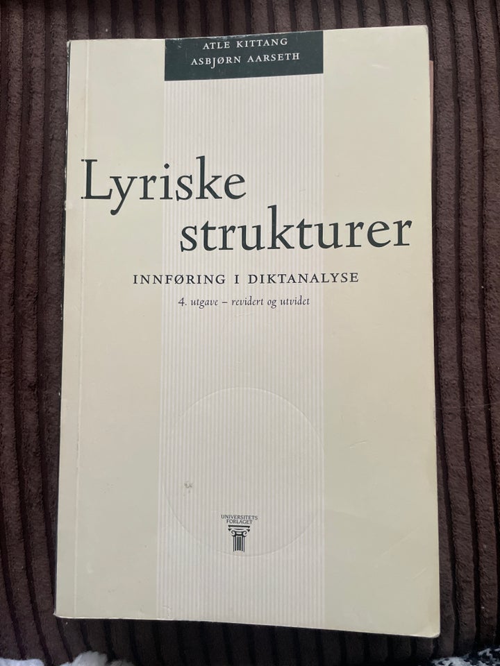 Lyriske strukturer - indføring i