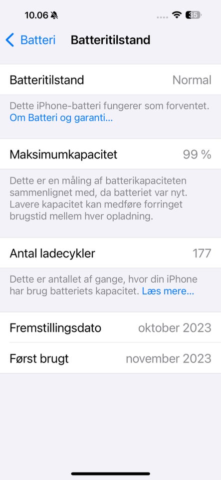 iPhone 15 Pro Max, 256 GB, hvid