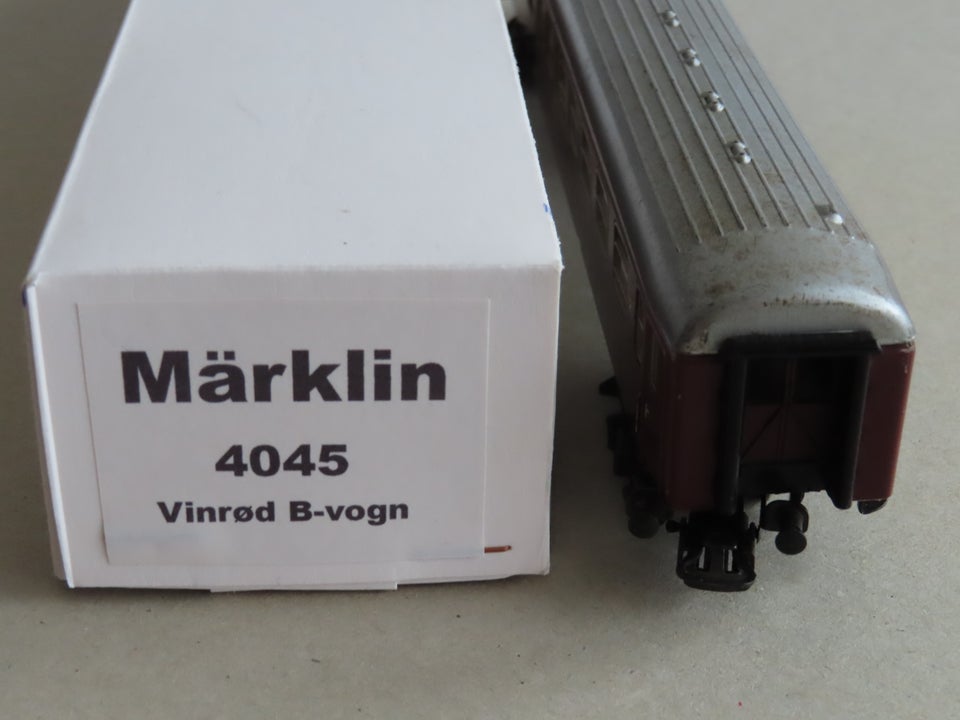 Modeltog, Märklin 4045 DSB B vogn,