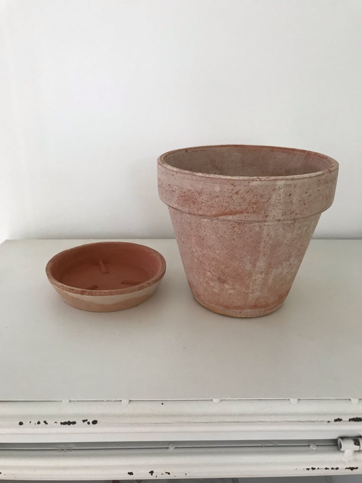 Krukke med underskål Terracotta