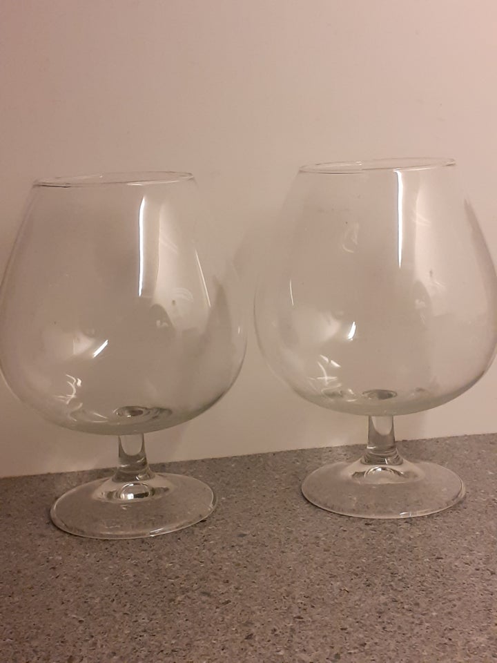 Glas 2 x cognacglas