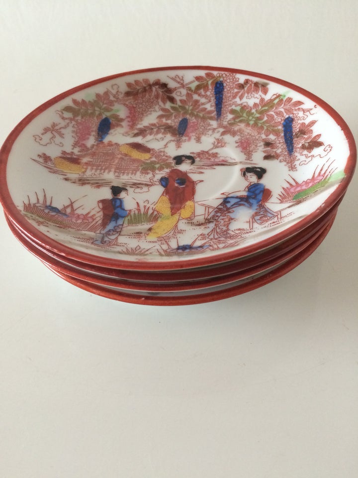 Porcelæn, 4 små Japanske