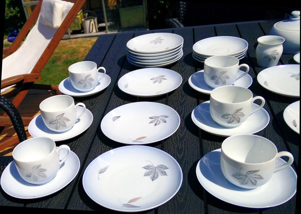 Porcelæn kaffestel 1 sortering