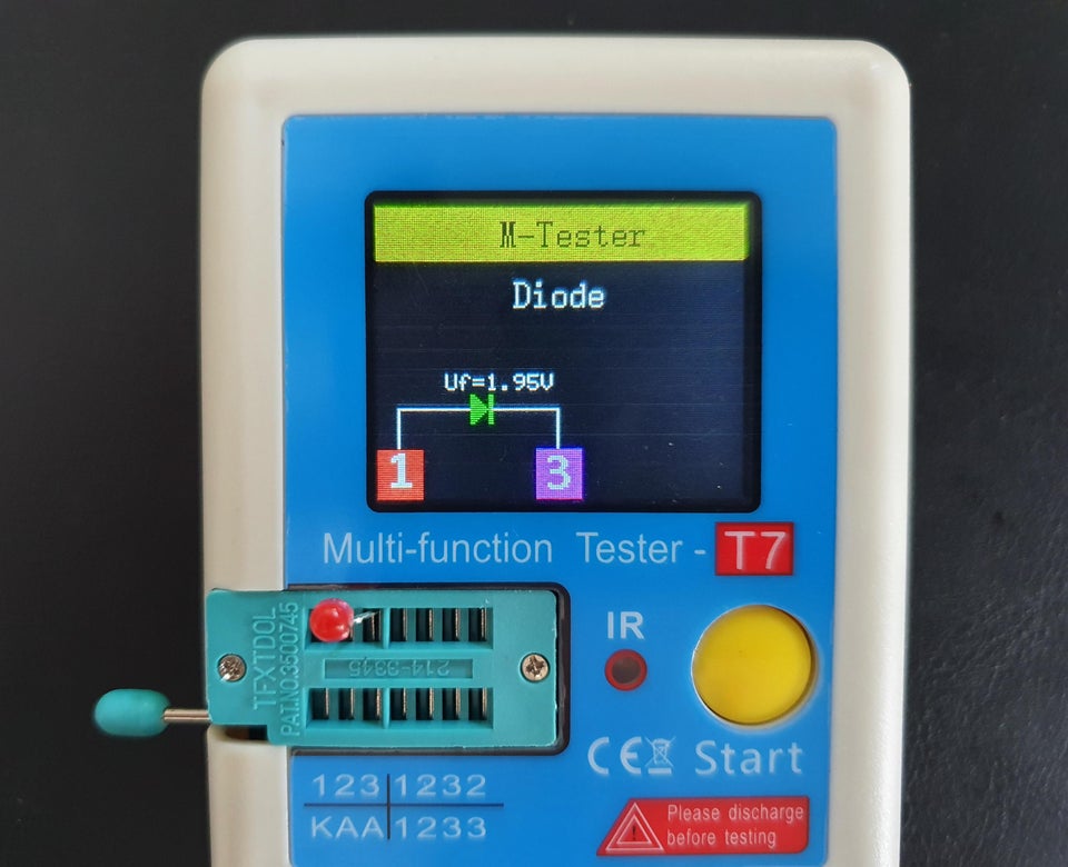 Andet LCR-T7 transistor tester