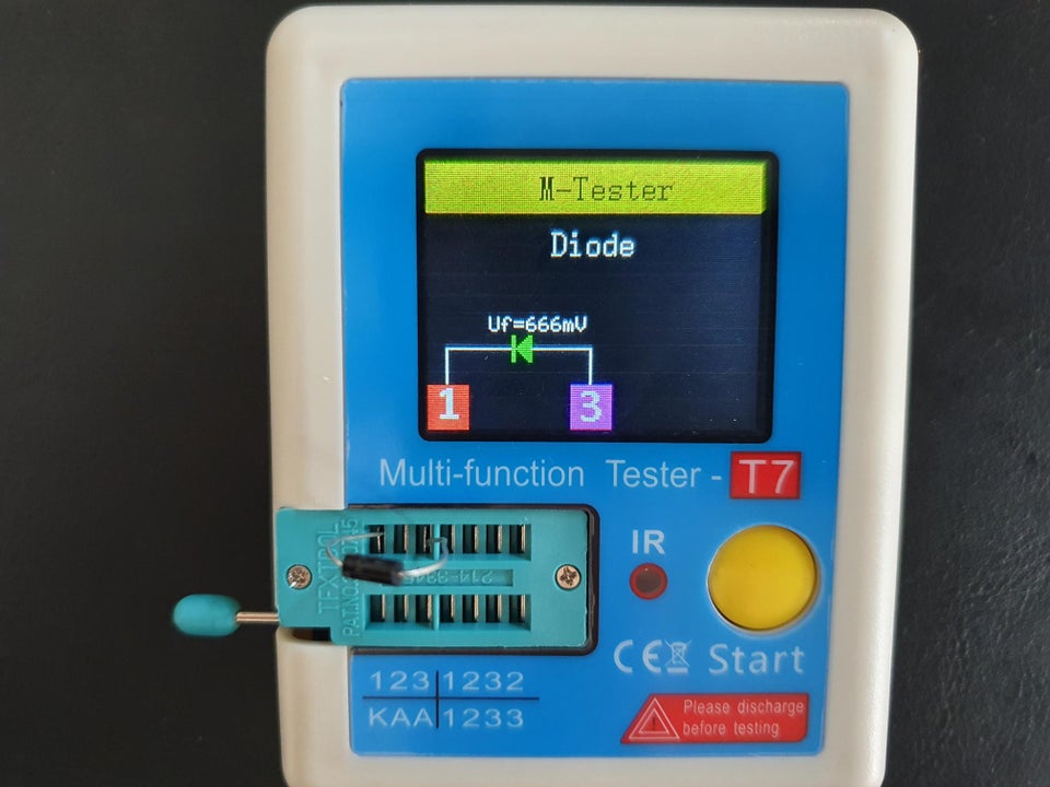 Andet LCR-T7 transistor tester