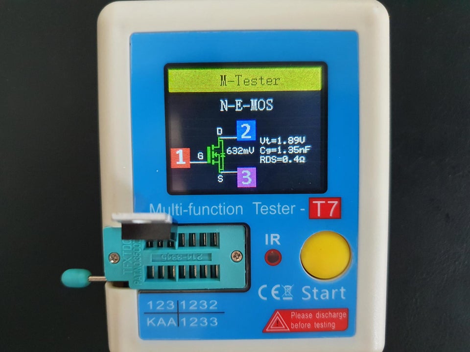 Andet LCR-T7 transistor tester