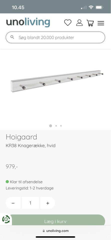 Knagerække, Hoigaard design