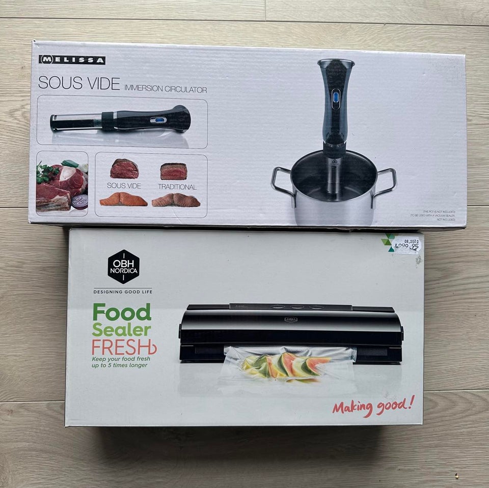 Komplet Sous vide sæt (food sealer 