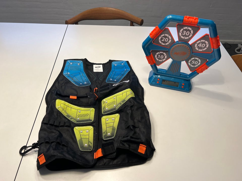 Skydeskive og vest, Nerf