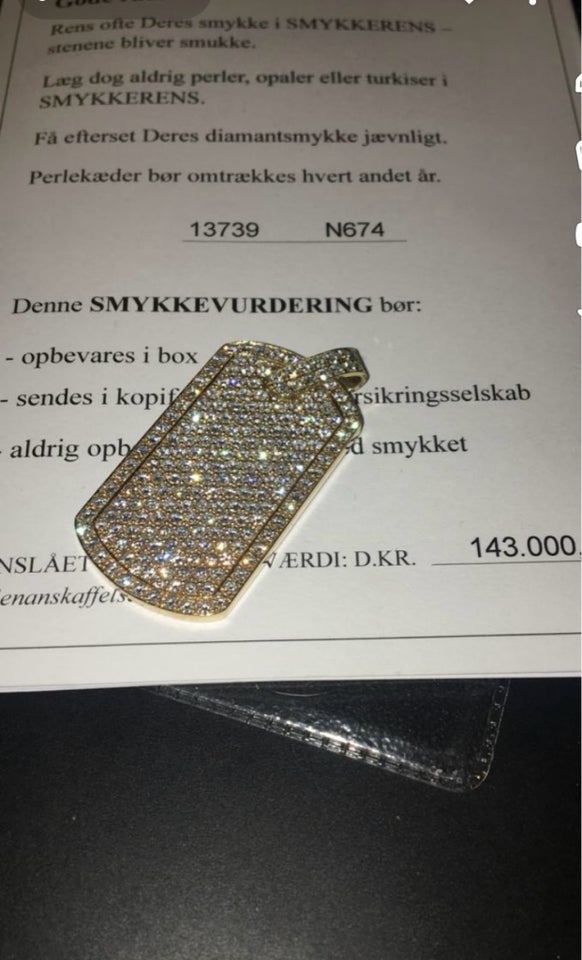 Halskæde, guld