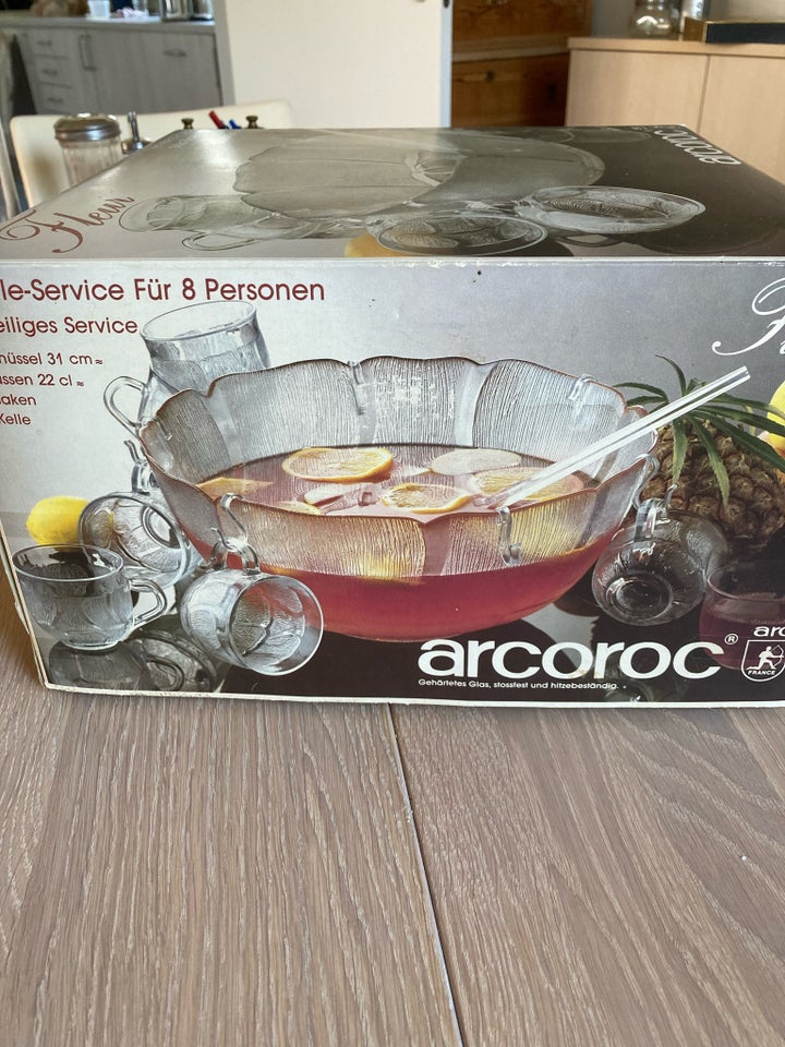 Glas Punch Bowl  Arcroc