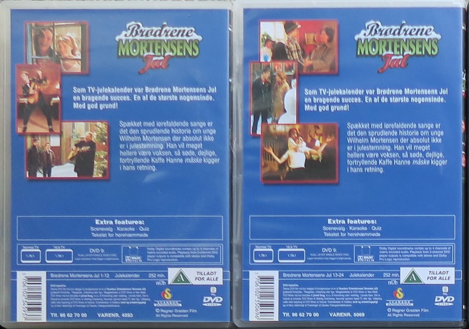 Brødrene Mortensens jul, DVD,