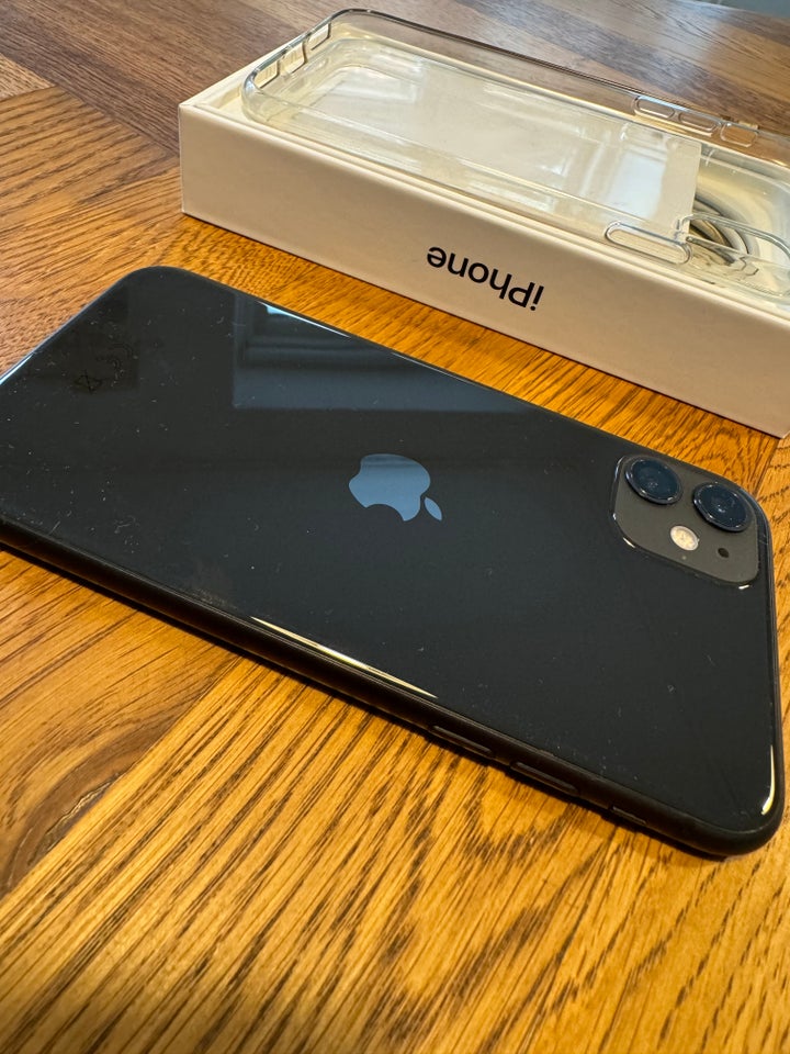 iPhone 11, 128 GB, sort