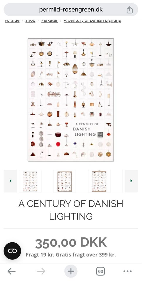 Design plakat, A centrum og danish