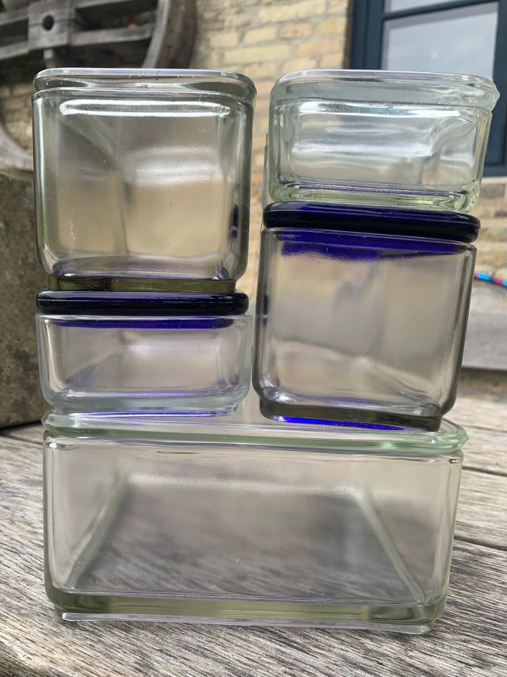 Glas Kubus opbevaringsboxe