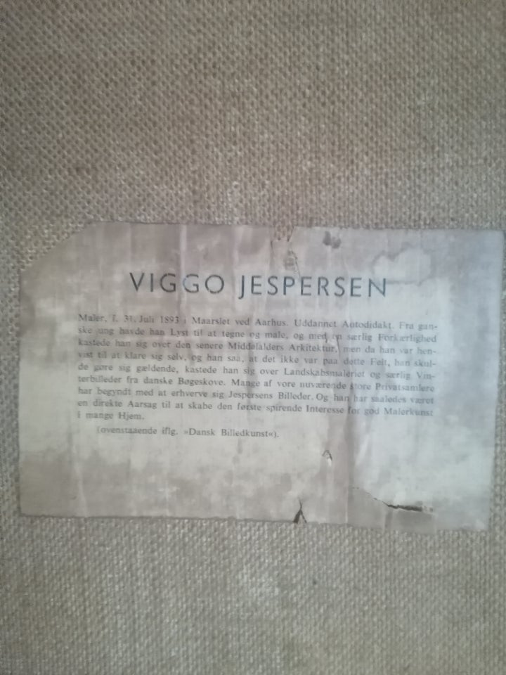 Oliemaleri, Viggo Jespersen,