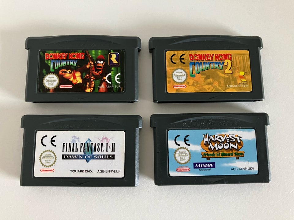 Gameboy Advance spil sælges,