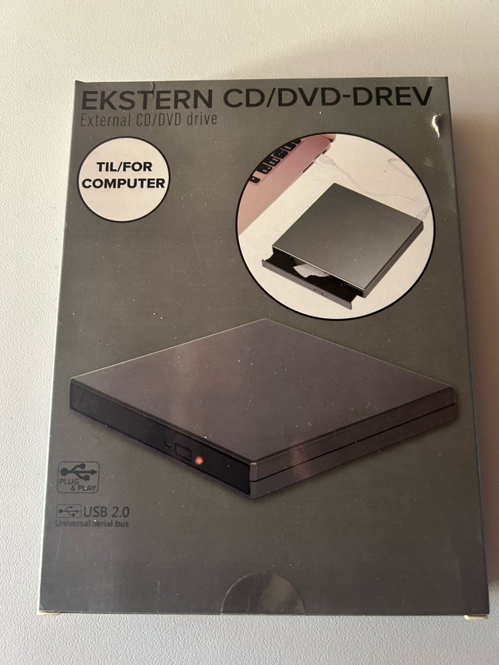 Eksternt Dvd/cd drev ekstern