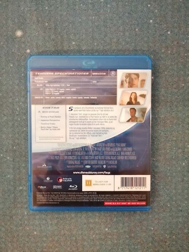 Pearl Harbor, Blu-ray, drama