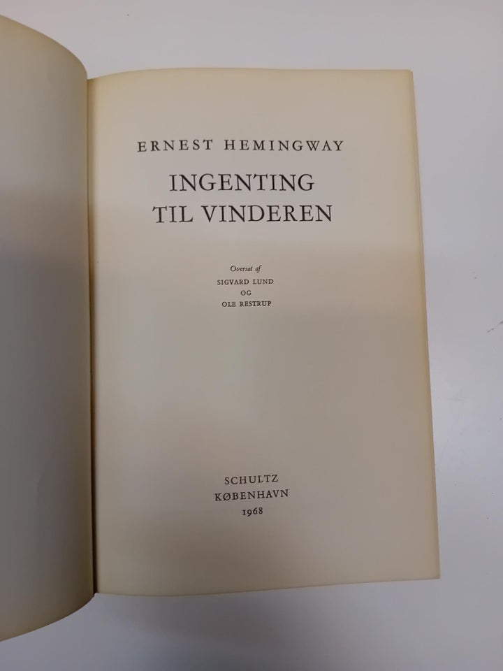 Romaner 1-6 , Ernest Hemingway,