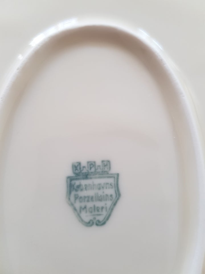 Porcelæn Stort fad Kjøbenhavns