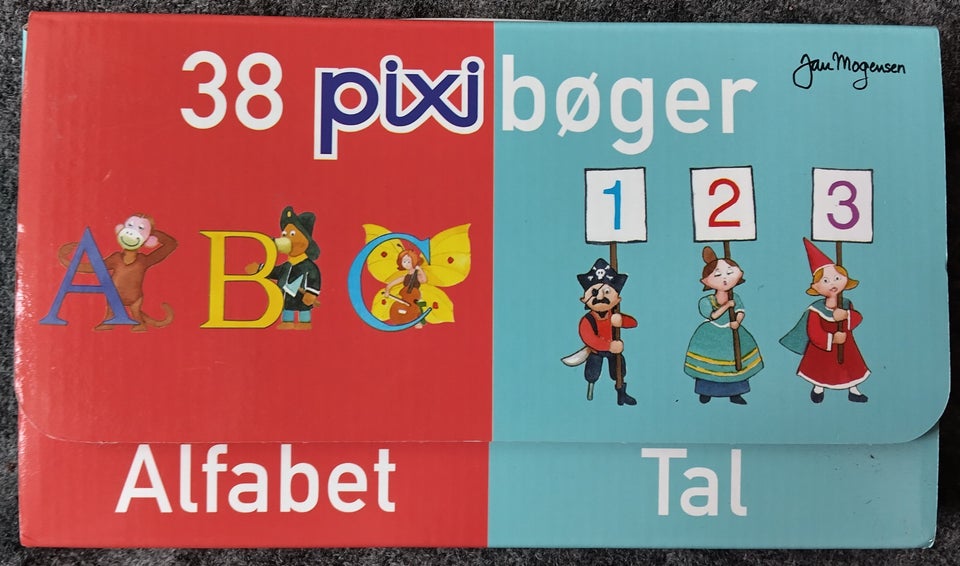 38 pixi bøger, Alfabet og Tal, .