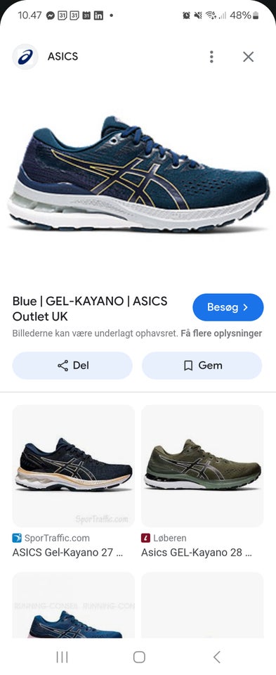 Sportssko, str. 39, Asics