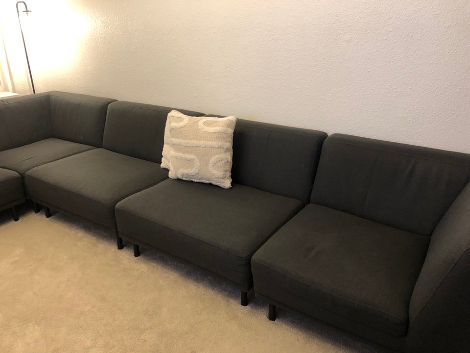 Sofa, polyester, 6 pers.