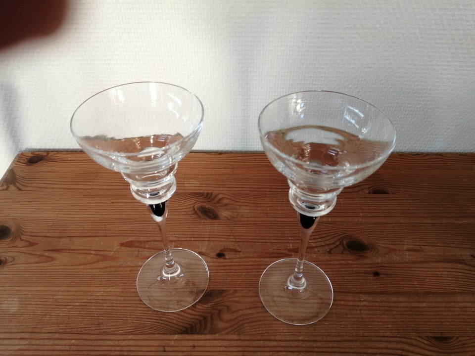 Glas 2 Stk Flotte Blå Dråbe