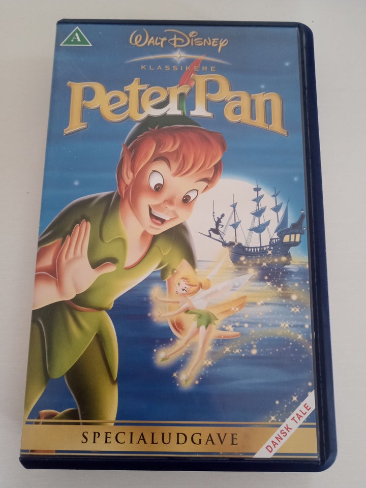 Tegnefilm Peter Pan VHS