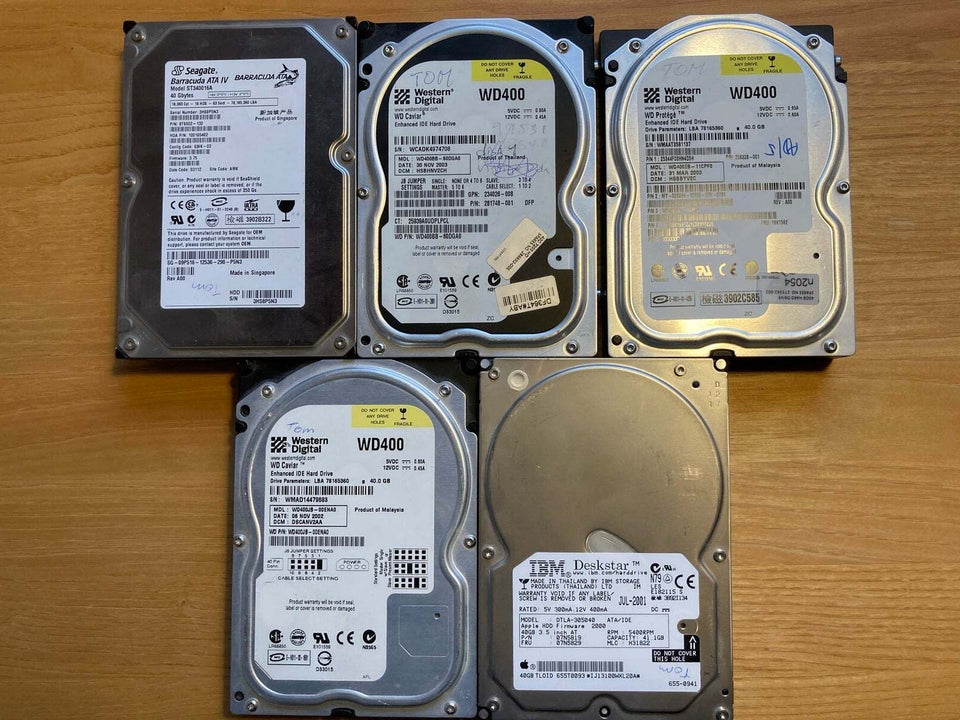 Western Digital, IBM, Seagate