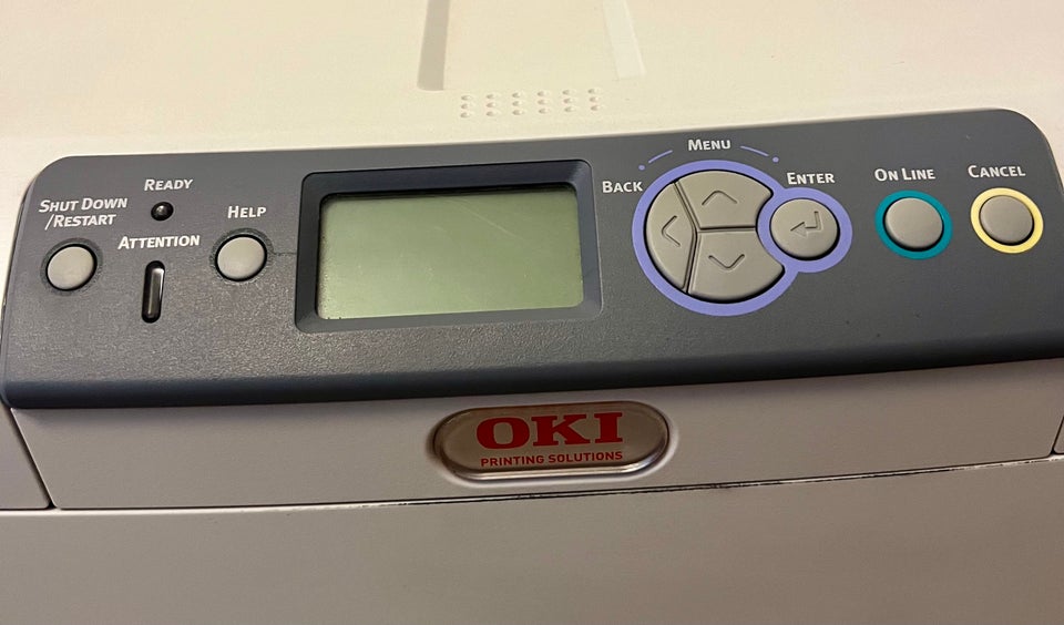 Laserprinter, m. farve, Oki