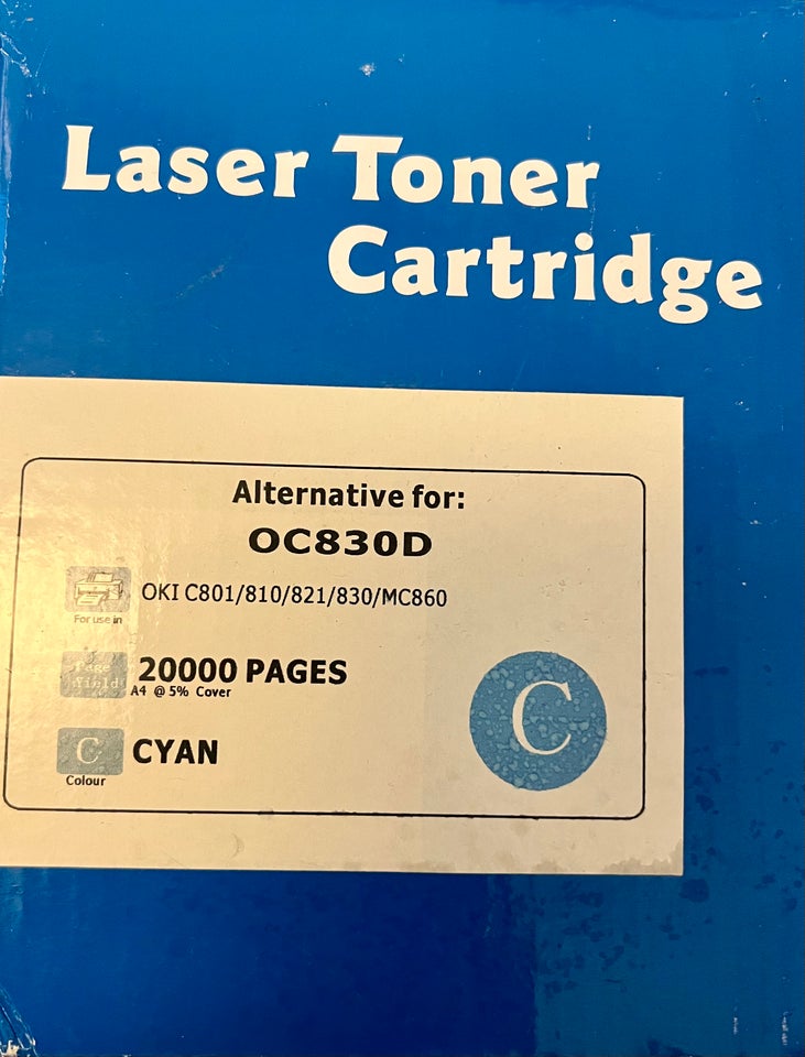 Laserprinter, m. farve, Oki