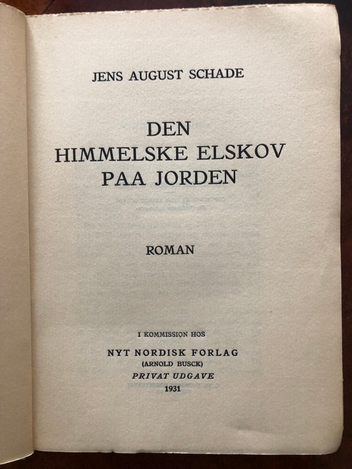 Den himmelske elskov paa jorden,