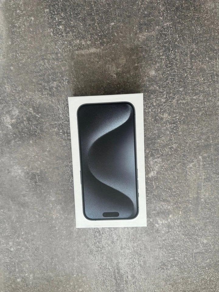 iPhone 15 Pro, 128 GB, sort