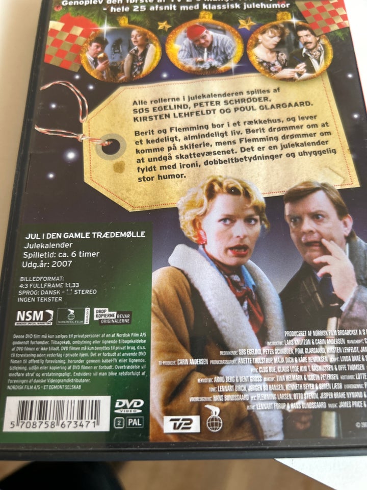 Jul i den gamle trædemølle , DVD,