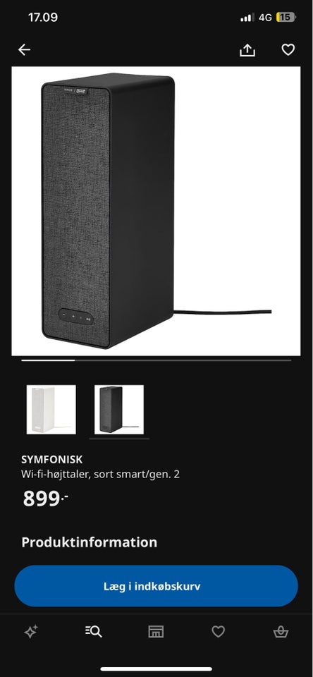 Højttaler, SONOS, Ikea symfonisk