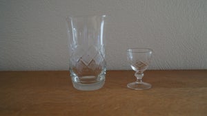 Glas Øl &amp; vinglas Wien Antik