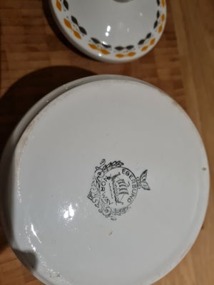 Porcelæn Retro tekande Egersund