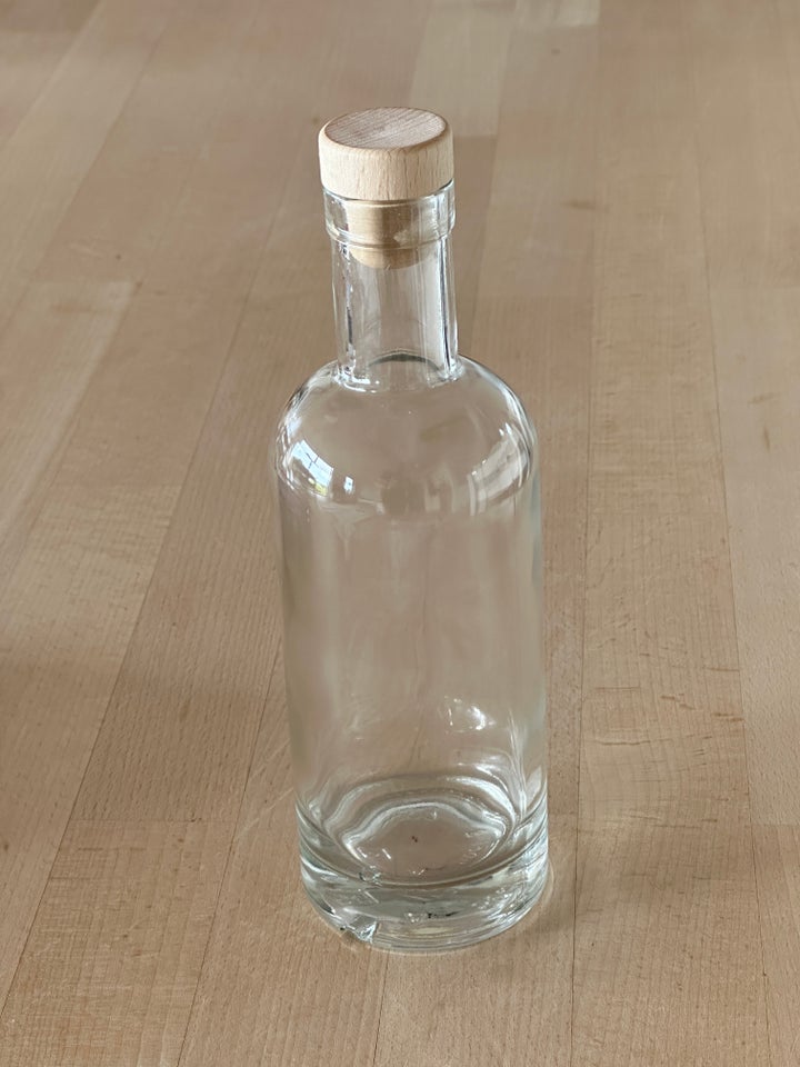 Glas Vandflaske - flaske til saft