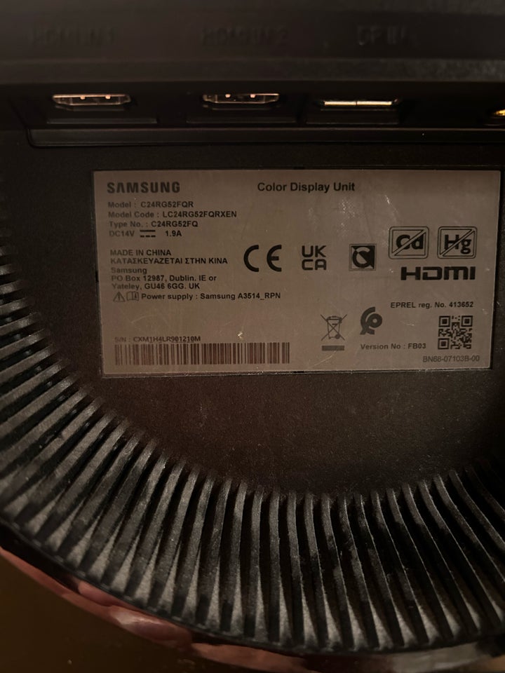 Samsung, Samsung C24RG50FQU , 24